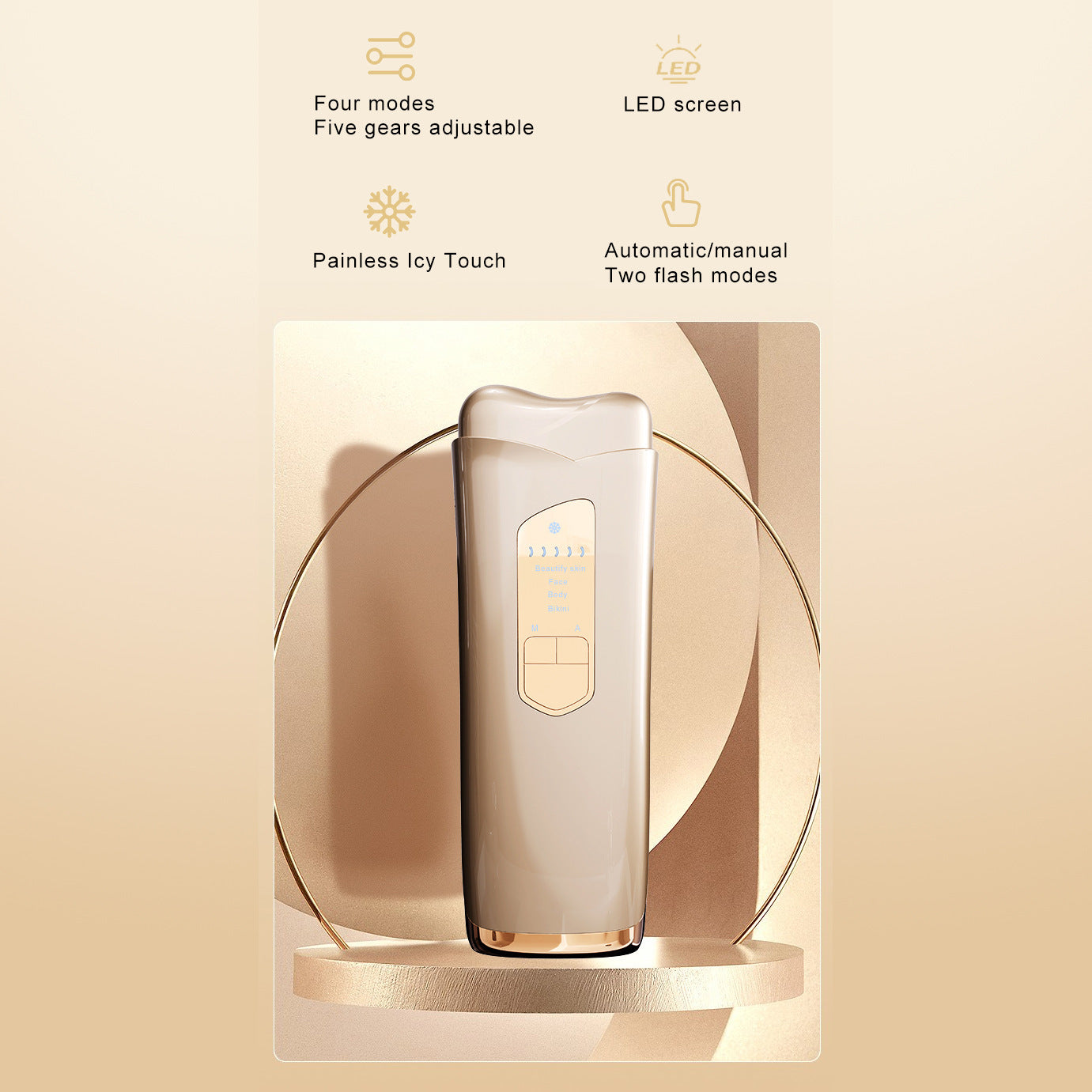 Ice Cooling IPL Hair Removal