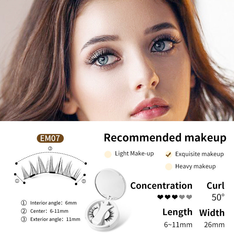 Natural Magnetic False Eyelashes