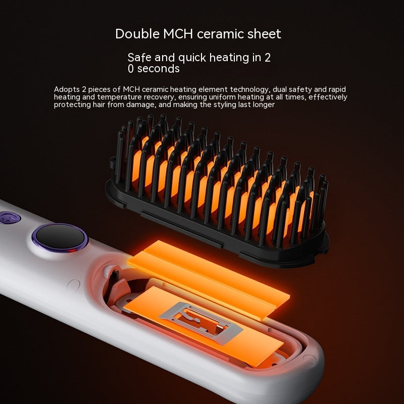 Smart Straightening and Curling Comb