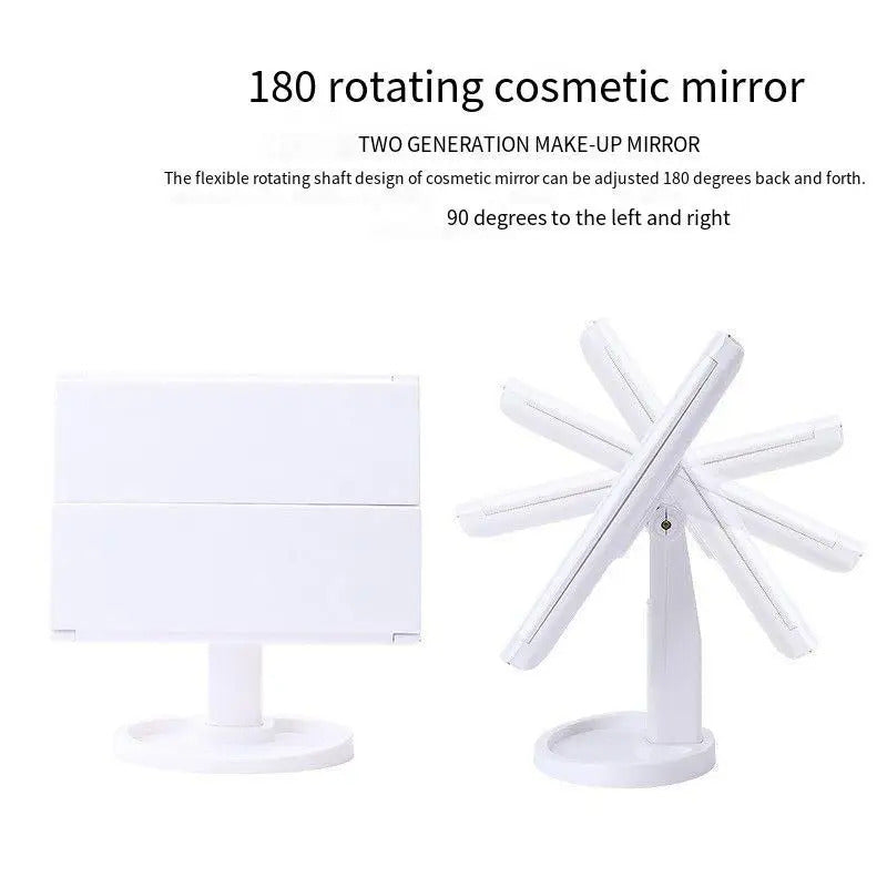 Foldable LED Cosmetic Mirror