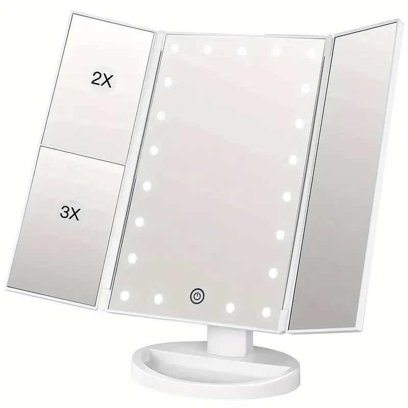 Foldable LED Cosmetic Mirror
