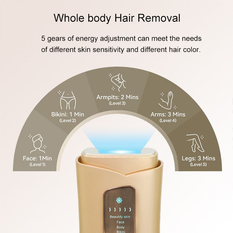 Ice Cooling IPL Hair Removal