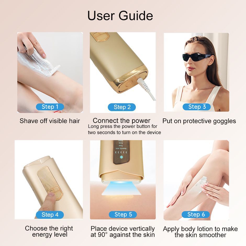 Ice Cooling IPL Hair Removal