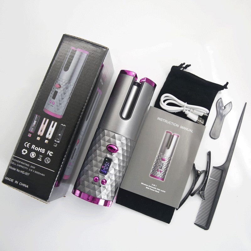 Automatic Wireless Hair Curler