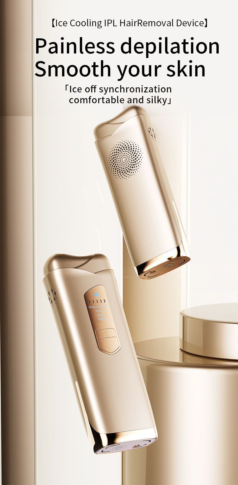 Ice Cooling IPL Hair Removal