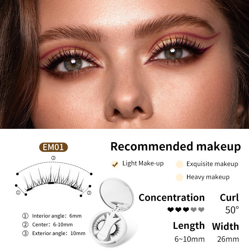Natural Magnetic False Eyelashes