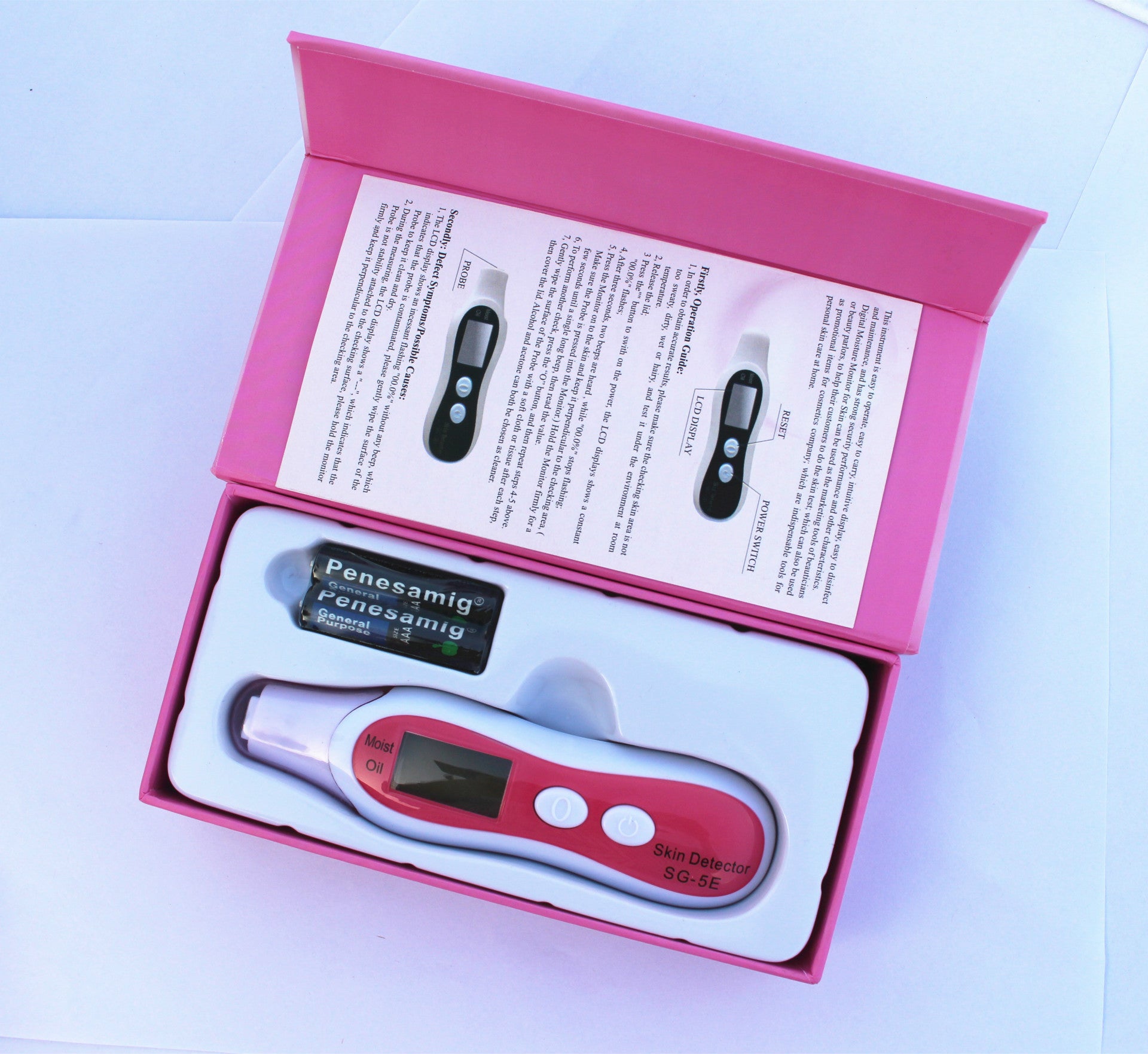 Skin Moisture Detection Pen