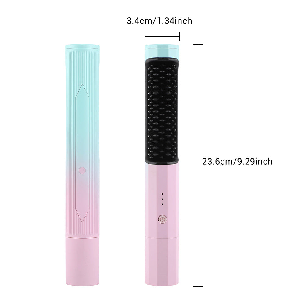 Rechargeable Wireless Hair Straightener and Curler