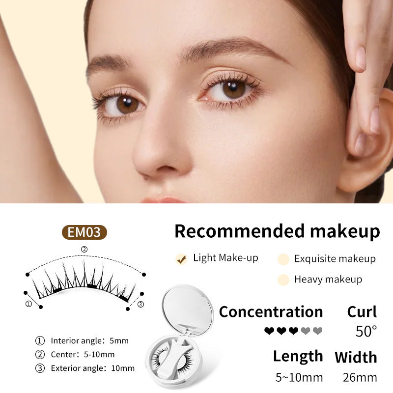 Natural Magnetic False Eyelashes