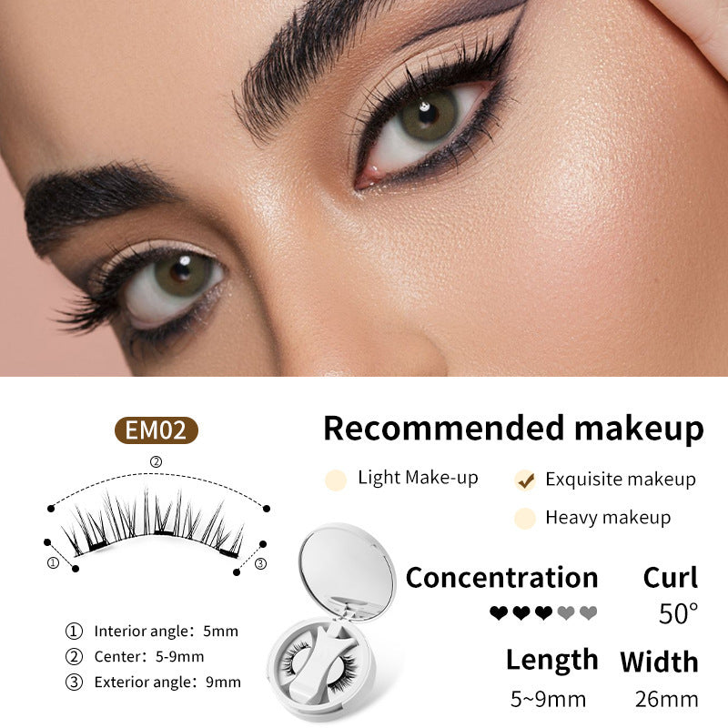 Natural Magnetic False Eyelashes